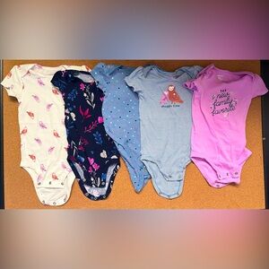 Carter’s Assorted Colorful Kids One Pieces Set (5)